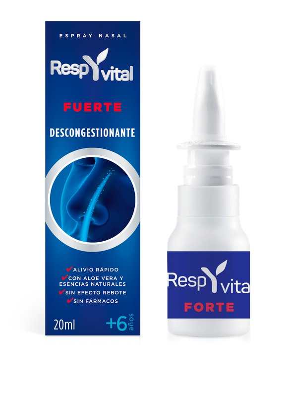 Respyvital Fuerte Descongestionante Spray Nasal 20 ml — Farmacia