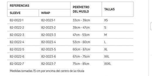 Rodillera Playmaker Xpert Wrap 82