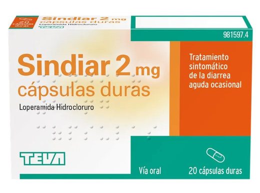 Sindiar 2 Mg 20 Capsulas