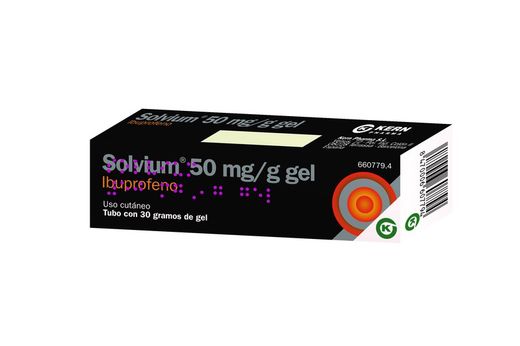 Solvium 50 Mg/G Gel Topico 30 G