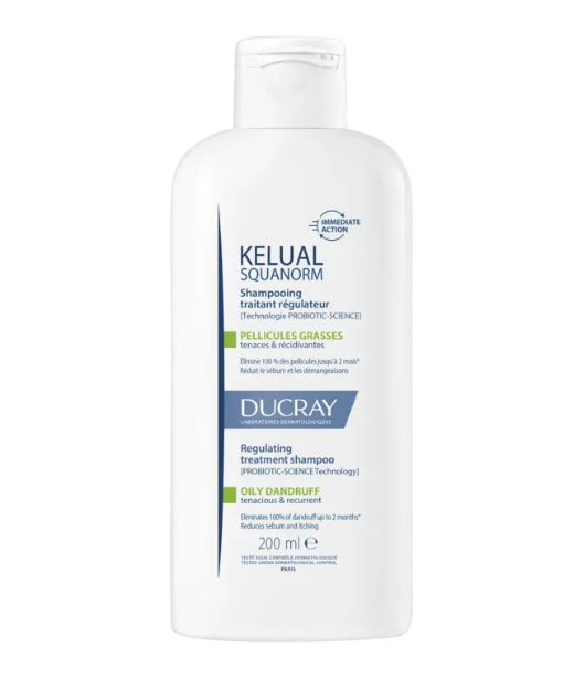 Squanorm Ducray Champu Caspa Grasa 200 Ml