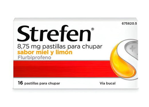 Strefen 8.75 Mg 16 Pastillas Para Chupar Miel Y