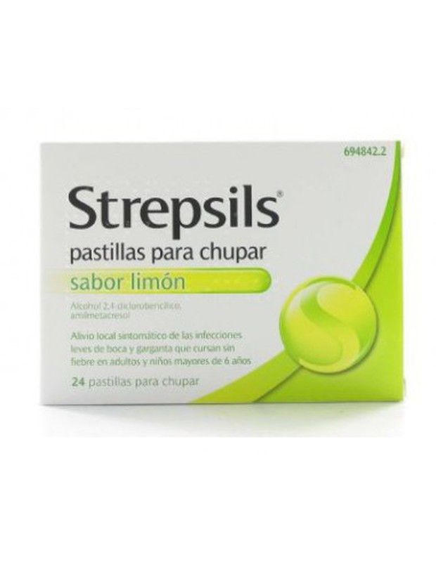 Strepsils 24 Pastillas Para Chupar Limon