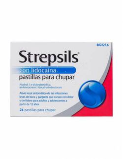 Strepsils Lidocaina 24 Pastillas Para Chupar