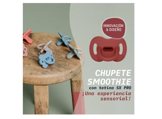 Suavinex Chupete Smoothie Tetina Fisiologica Intense (Todo Silicona)