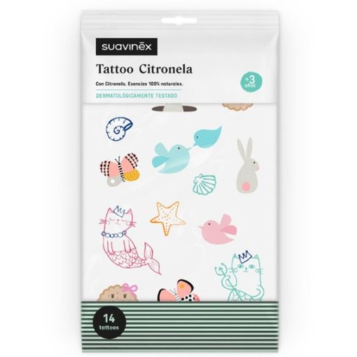 Suavinex Tattoo con Citronela 14 Unidades