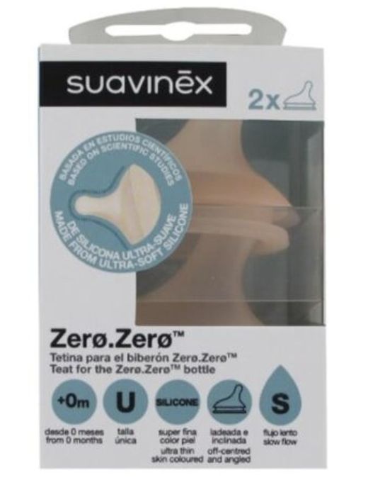 Suavinex Tetina Zero Zero Silicona Flujo Varias Opciones