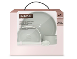 Suavinex Vajilla Infantil Aprendizaje Silicona Soft Colors
