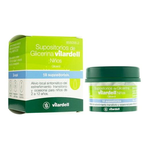 Supositorios Glicerina Vilardell Niños 18 supositorios