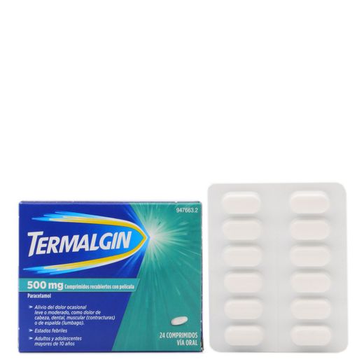 Termalgin 500mg 24 Comprimidos Recubiertos