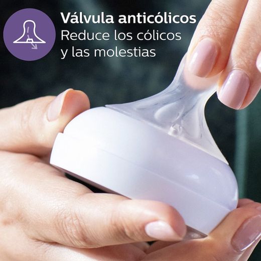 Tetina Natural Liquidos Espesos Philips Avent Natural Response +6 Meses 2 Unidades