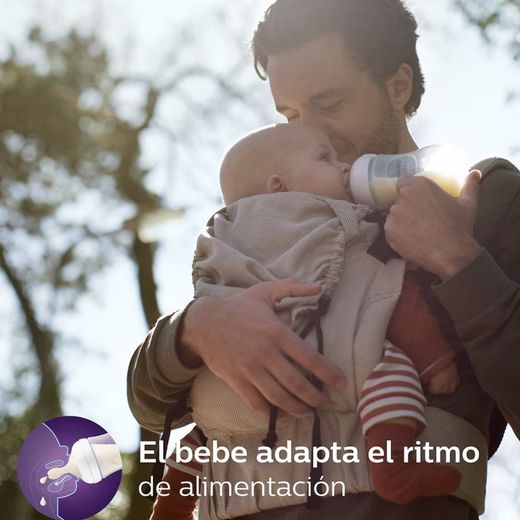 Tetina Natural Liquidos Espesos Philips Avent Natural Response +6 Meses 2 Unidades