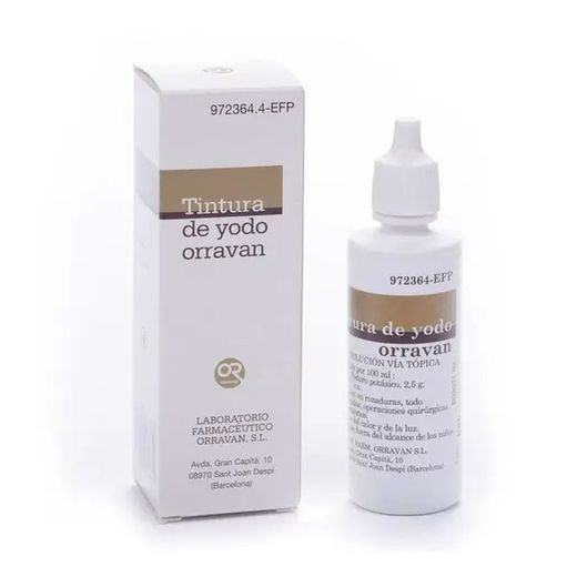 Tintura Yodo Orravan Solucion Topica 40 Ml