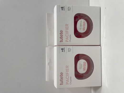 Tutete Chupete +6 Meses Silicona Navidad