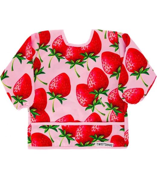 TwistShake Babero Manga Larga Fresas/Piña