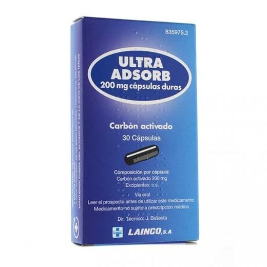 Ultra Adsorb 200 Mg 30 Capsulas