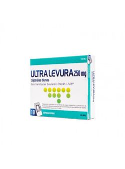 Ultra-Levura 250 Mg 10 Capsulas (Blister)