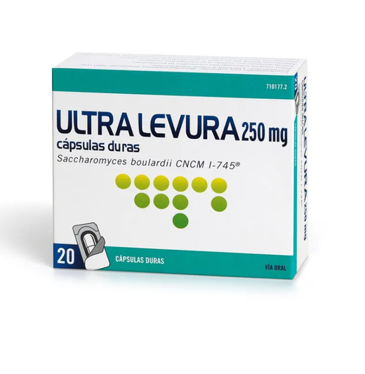 Ultra-Levura 250 Mg 20 Capsulas (Blister)
