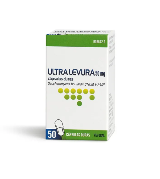 Ultra-Levura 50 Mg 50 Capsulas