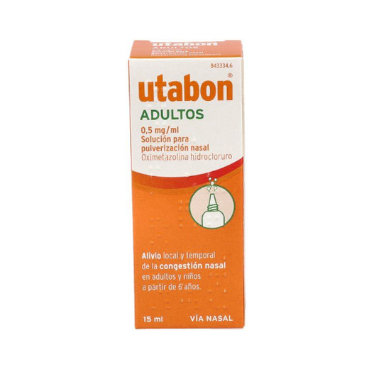 Utabon Adultos 0.5 Mg/Ml Nebulizador Nasal 15 Ml