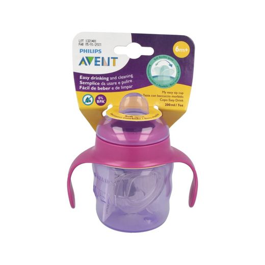 Vasito Boquilla Blanda Philips Avent Niña 200ml