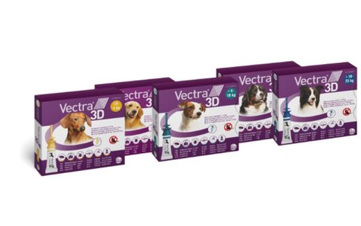 Vectra 3D Pipetas Antiparasitarias Perros >40kg 3 Pipetas