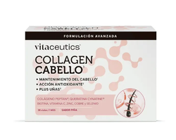 Vitaceutics Collagen Cabellos 30 Viales 25 ML Sabor Frutos Rojos