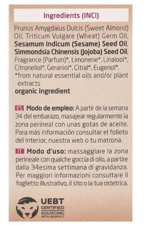 Weleda Aceite De Masaje Prenatal 50 Ml