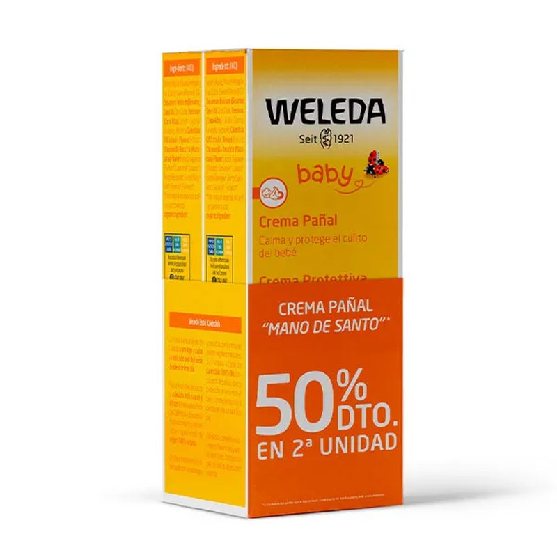 Weleda Baby crema Pañal Caléndula Pack 2x75 ml — Farmacia Cirici