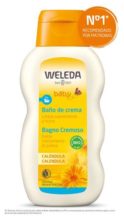 Weleda Baby Baño de Crema Bebé Caléndula 200 ml