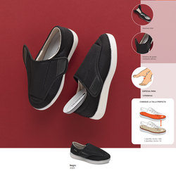 Zapatilla 3089 Negro Calzamedi