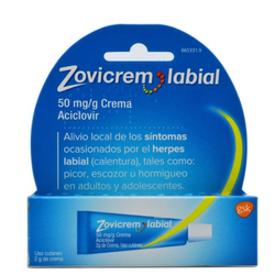 Zovicrem Labial 50 Mg/G Crema 2 G Tubo