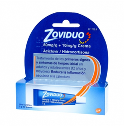 Zoviduo 50/10 Mg/G Crema Tubo 2 G