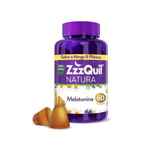 ZZZQUIL Natura Mango Platano 60 Gominolas