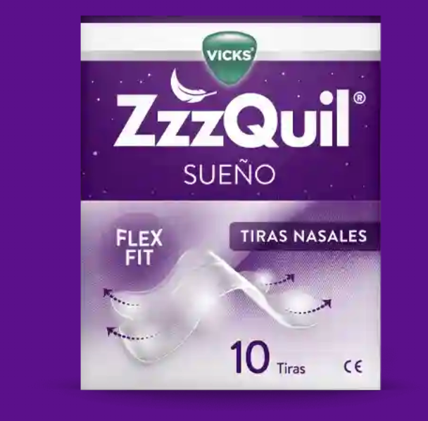 ZZZQUIL Sueño Tiras Nasales 10