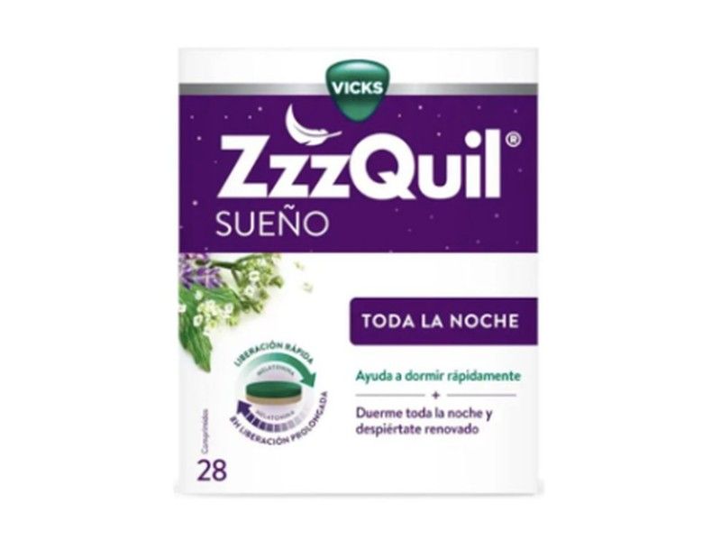 ZZZQUIL Sueño Toda la Noche 28 Comprimidos