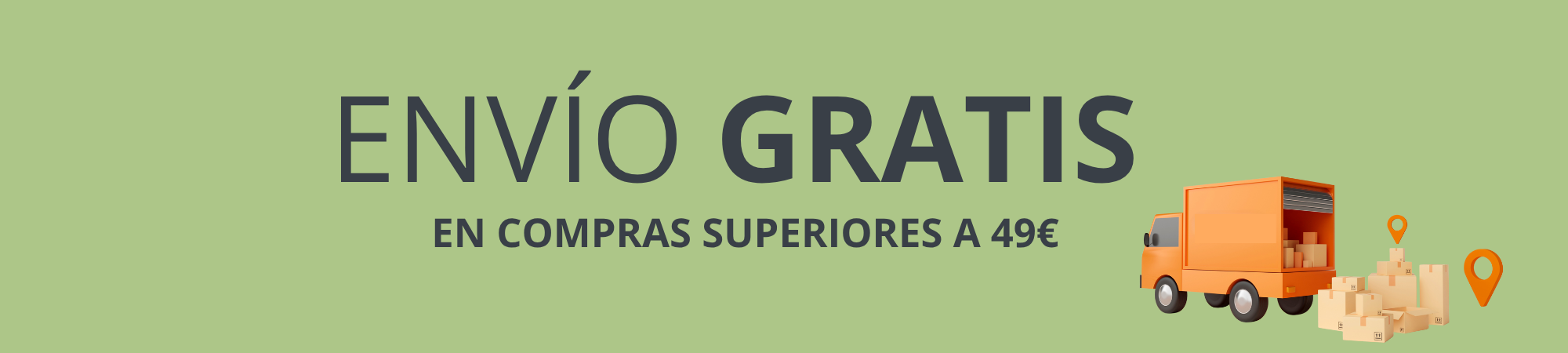 Envío Gratis por compras superiores de 49€